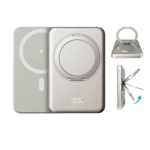 Batterie externe magnétique avec support réglable
