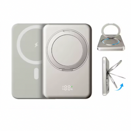 Batterie externe magnétique avec support réglable